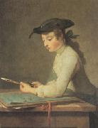 The Young Draftsman (mk05) Jean Baptiste Simeon Chardin